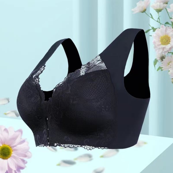🔥Women's Basic Solid Lace Wireless Push Up Bra