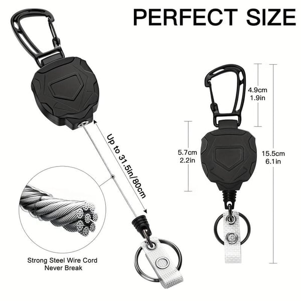 Retractable Heavy Duty Badge Reel