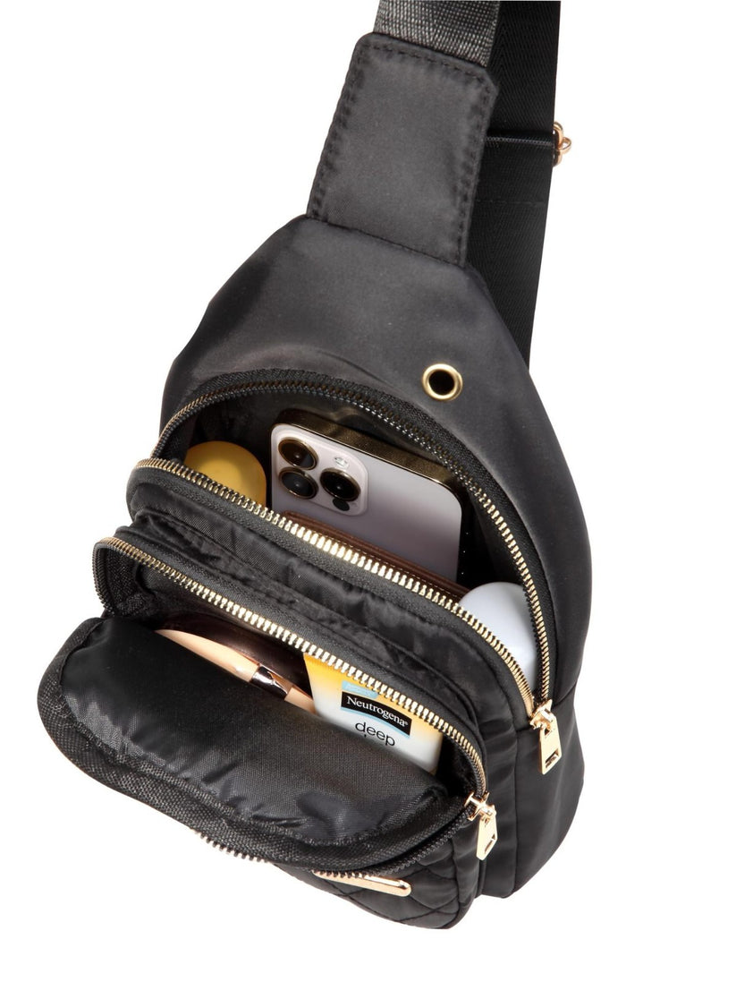 🎀Quilted waist bag-versatile large capacity crossbody bag, casual solid color