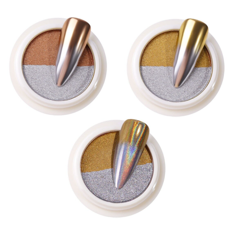 2-TONE MIRROR CHROME POWDER