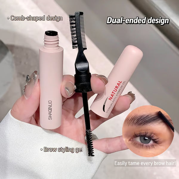 Natural 3D Sculpting Brow Gel — Dual-Ended with Brow Comb