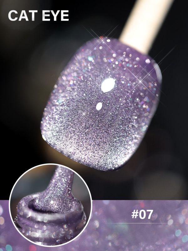 Laser Diamond Cat Eye Nail Polish