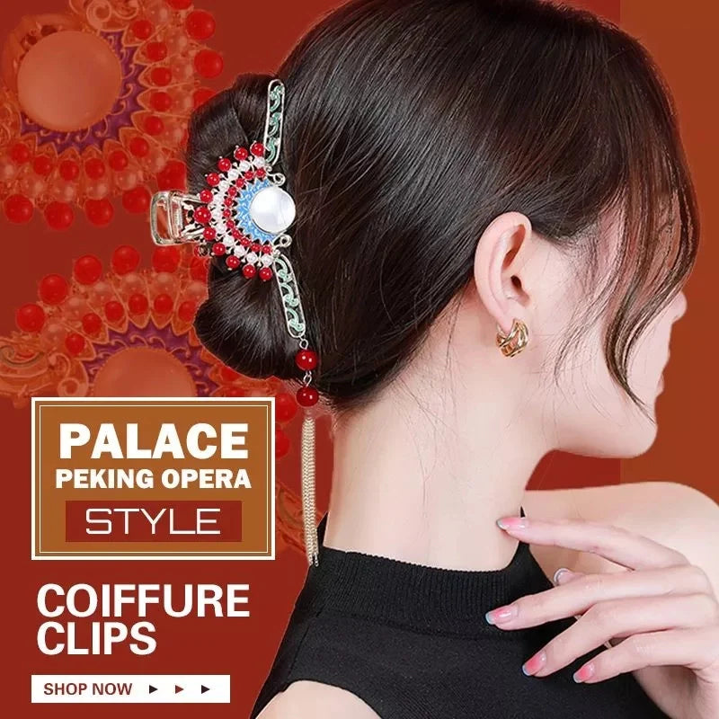 Palace Peking Opera Style Coiffure Clips