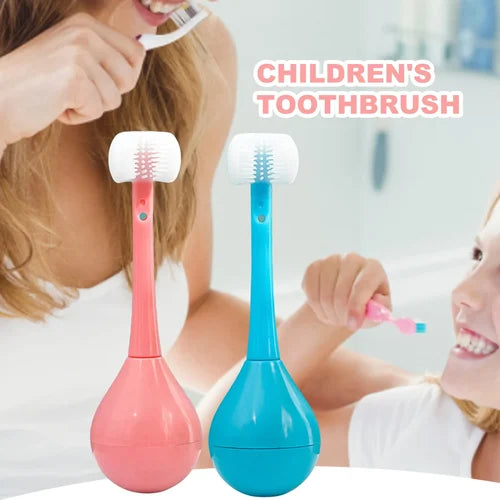 Tumbler Three-sided Children's Toothbrush