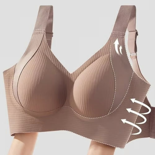 Women's Full Coverage Seamless Wide-Strap Bra👍Ultra-shaping bra—say goodbye to sagging.