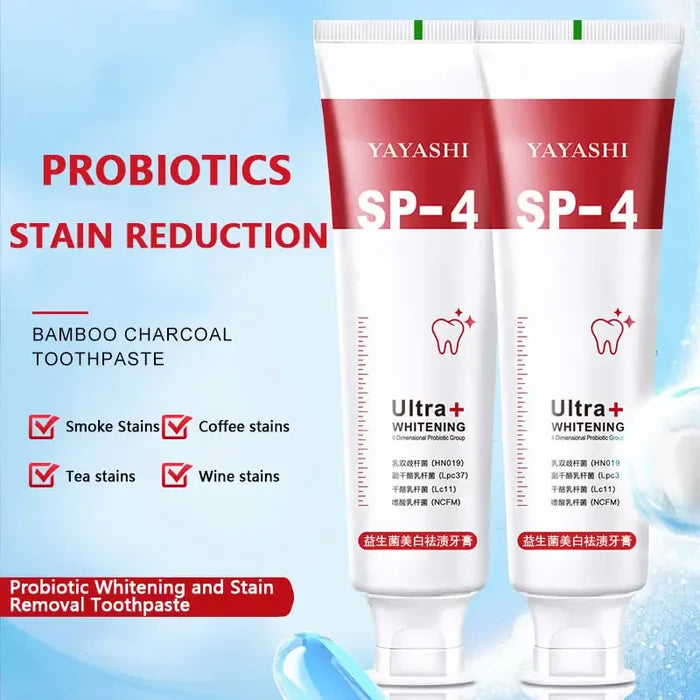 Brightening Stain Removing Probiotic Toothpaste