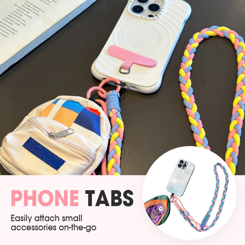 Adjustable crossbody phone lanyard with a bonus coin purse
