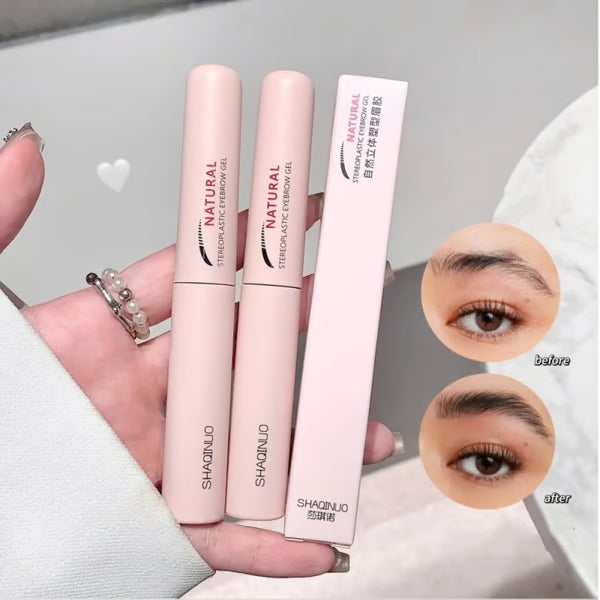 Natural 3D Sculpting Brow Gel — Dual-Ended with Brow Comb