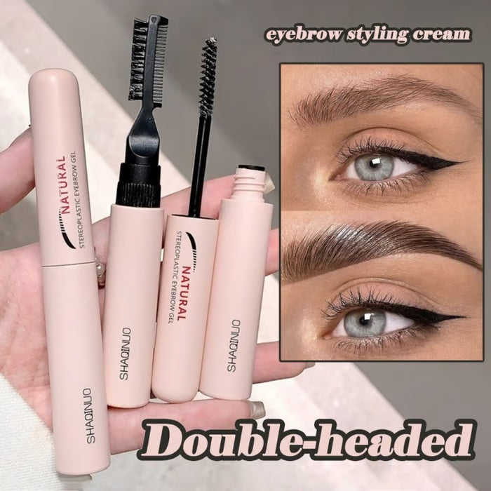 Natural 3D Sculpting Brow Gel — Dual-Ended with Brow Comb