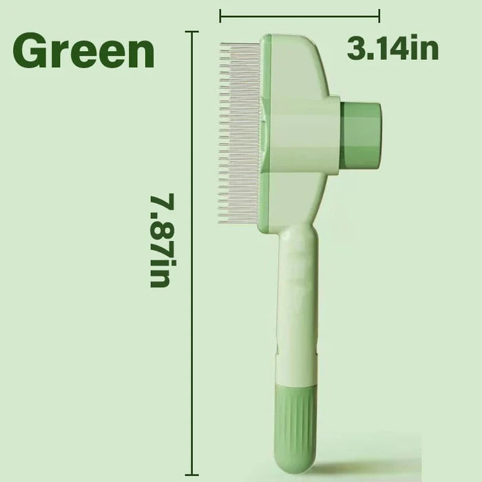 Self-cleaning Pet Flea Comb Grooming Brush