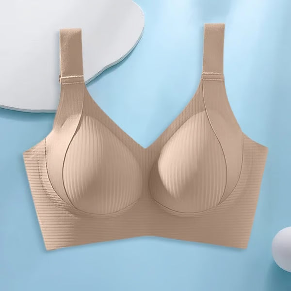 Women's Full Coverage Seamless Wide-Strap Bra👍Ultra-shaping bra—say goodbye to sagging.