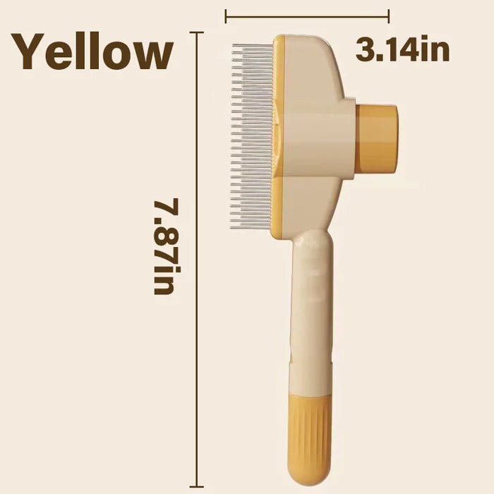 Self-cleaning Pet Flea Comb Grooming Brush