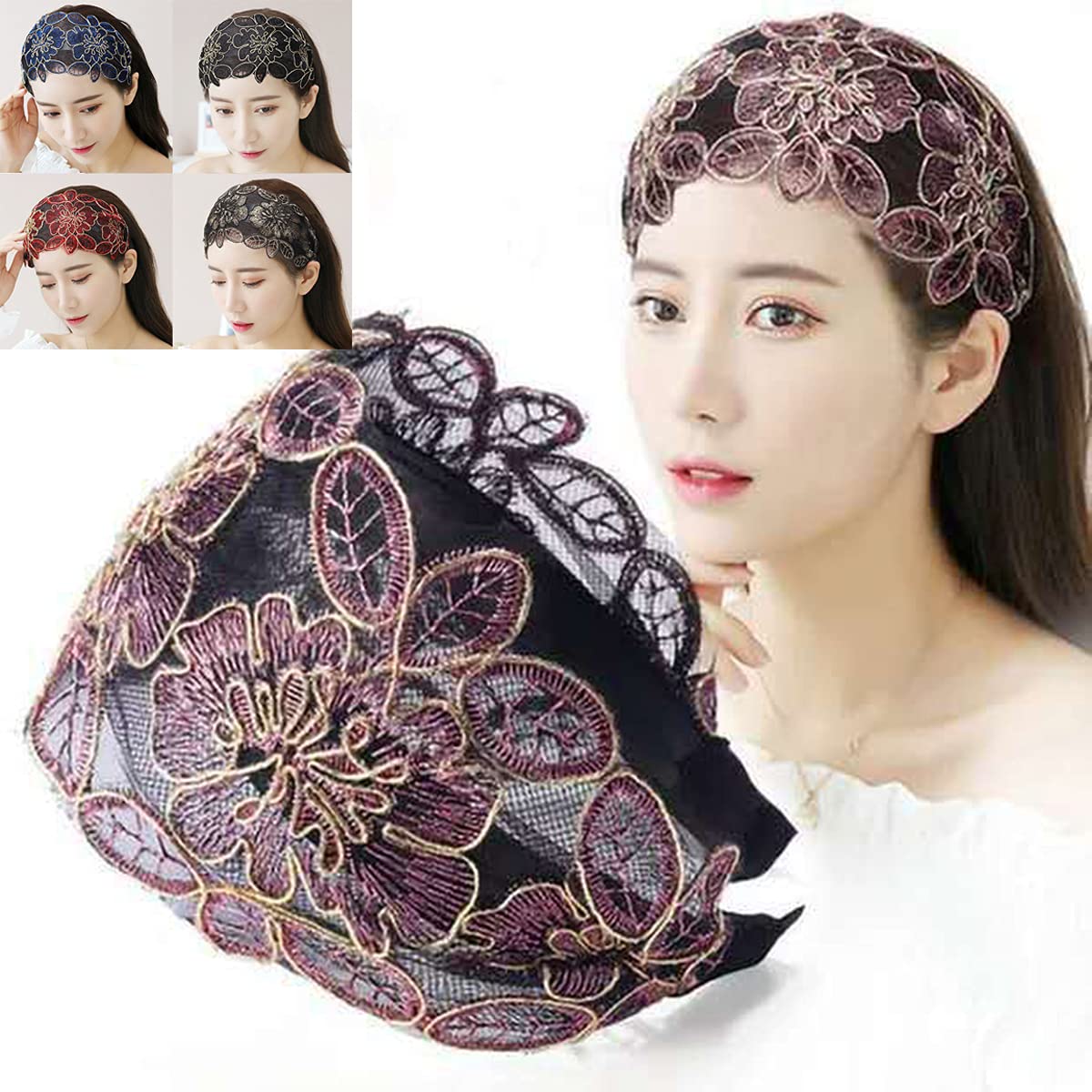 Lace Flower Headband