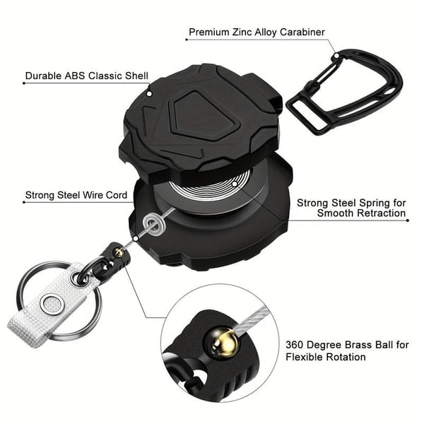Retractable Heavy Duty Badge Reel