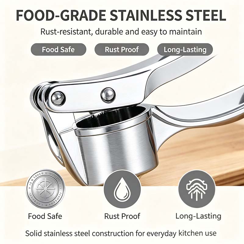 Heavy Duty Manual Garlic Press