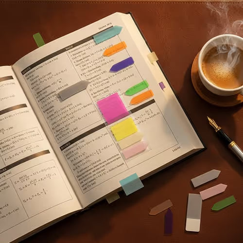 Clear & Convenient Transparent Index Tabs-1000Sheets