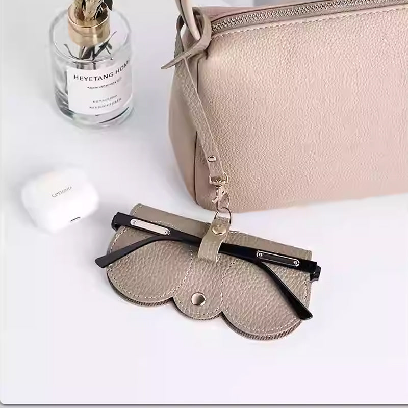 Soft Leather Sunglasses Bag