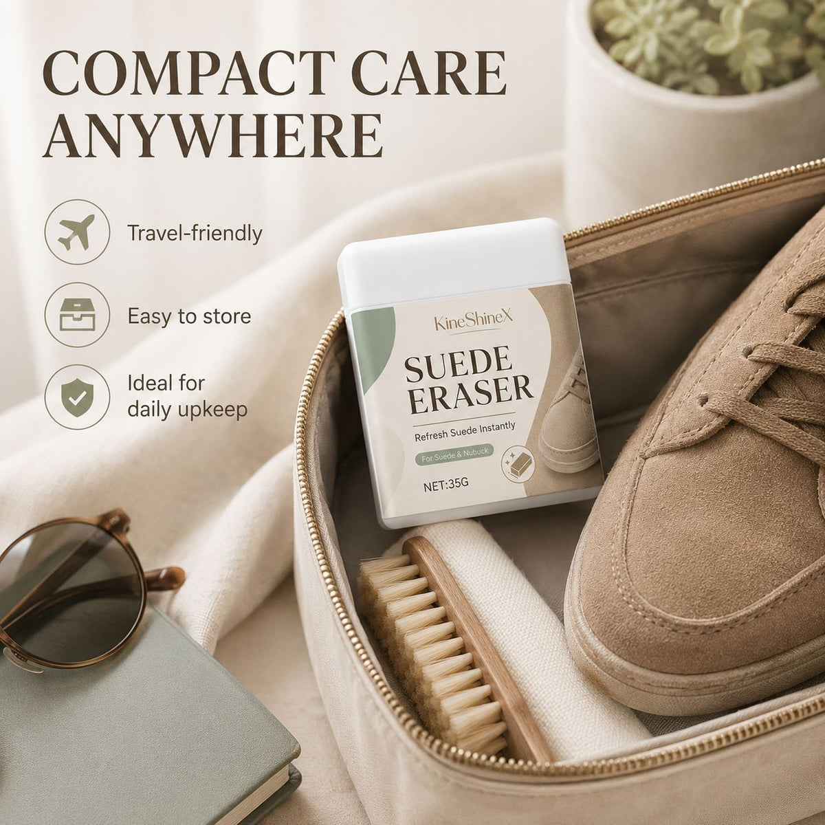 Suede Eraser Cleaner for Nubuck Shoes and Boots