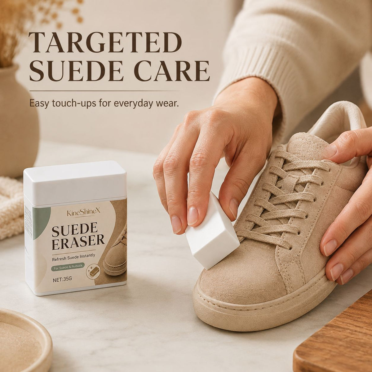 Suede Eraser Cleaner for Nubuck Shoes and Boots