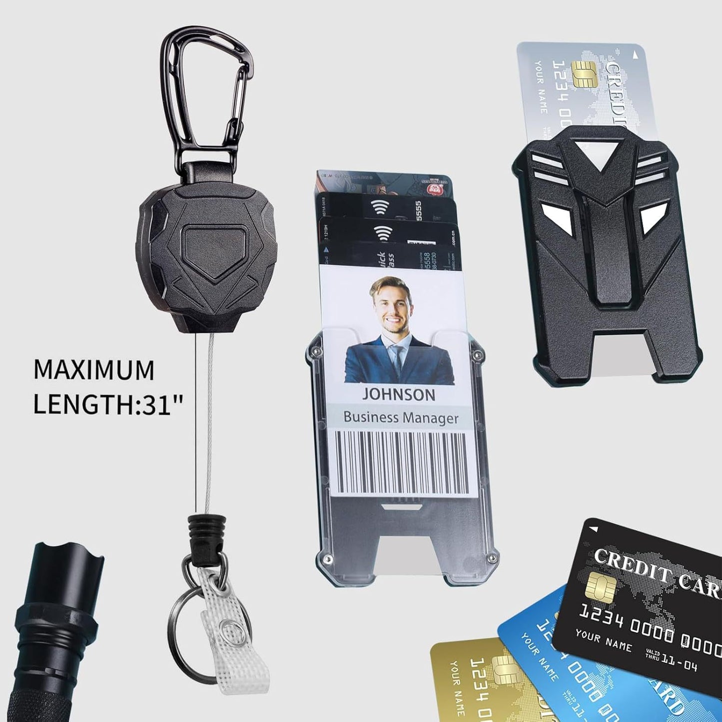 Retractable Heavy Duty Badge Reel