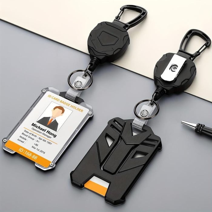 Retractable Heavy Duty Badge Reel