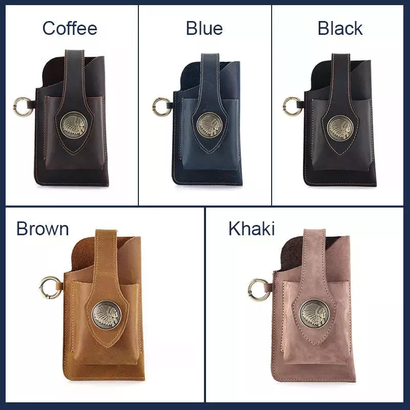 Multi-Function Leather Mobile Phone Bag