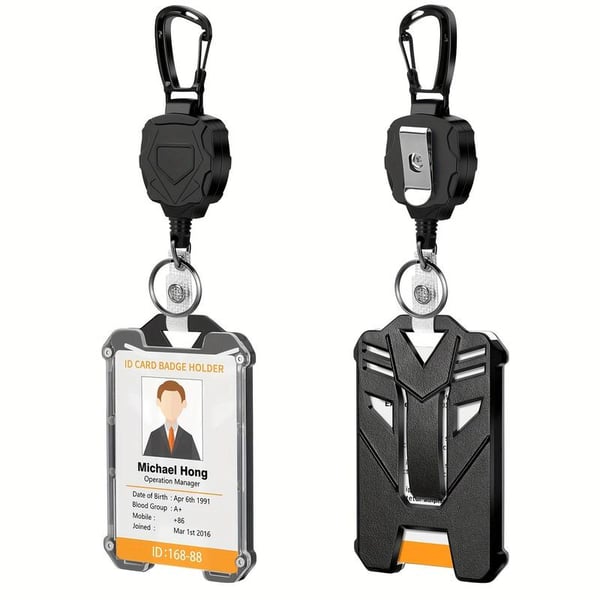 Retractable Heavy Duty Badge Reel