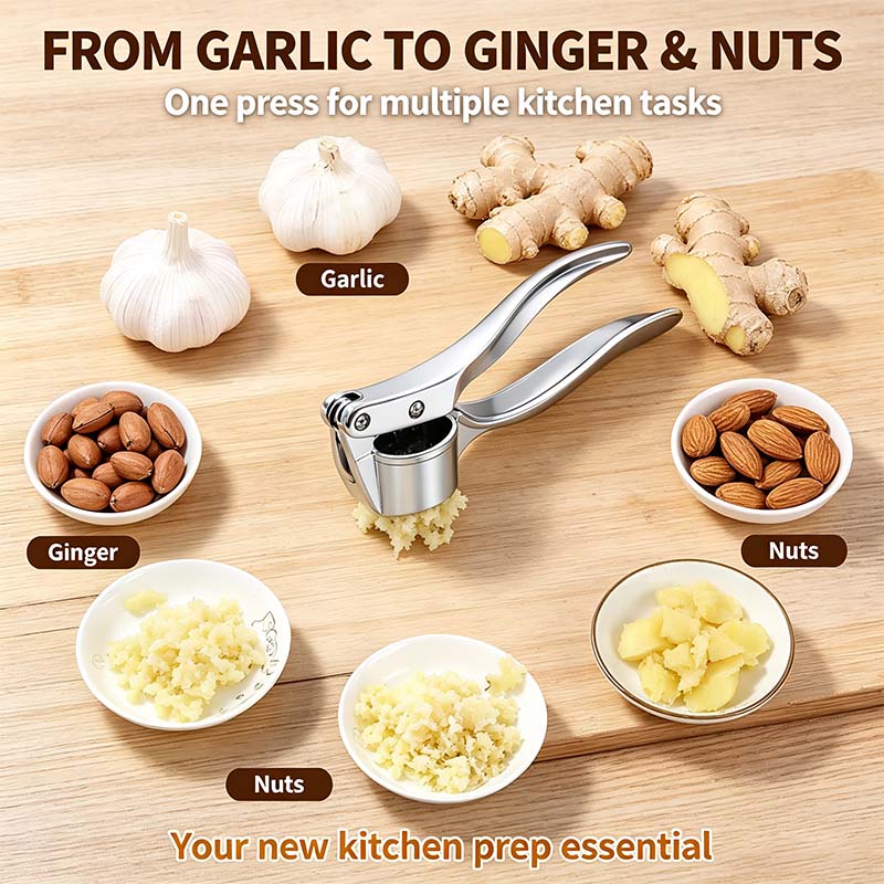 Heavy Duty Manual Garlic Press