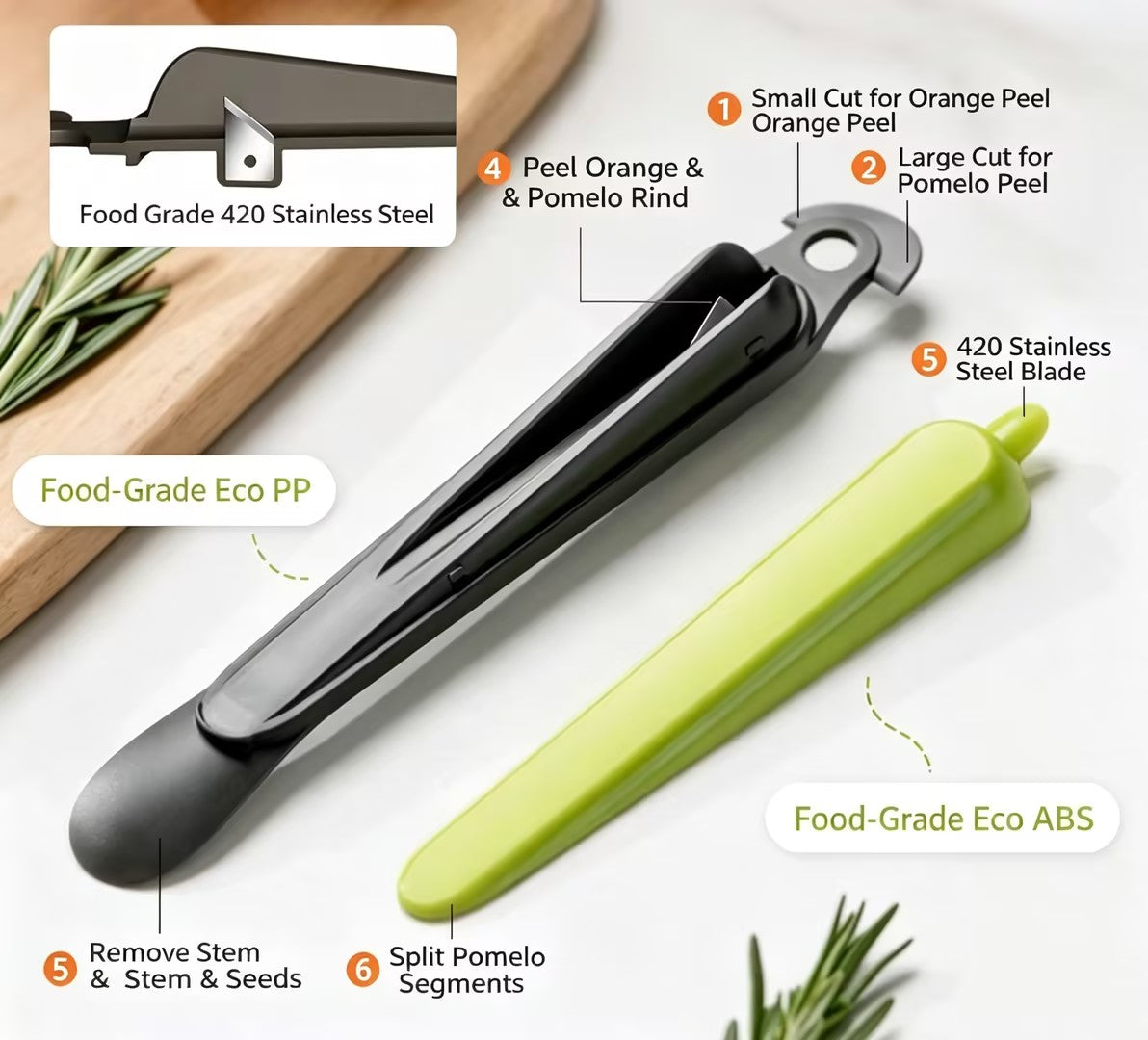 🔥Hot Sale🔥Multifunctional Kitchen Fruit Peeling Tool