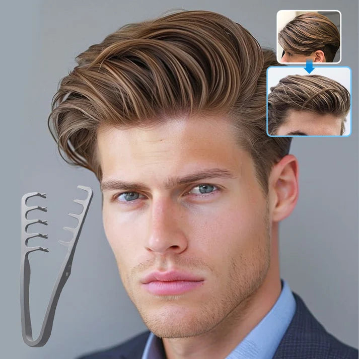Wide-tooth volumizing comb – Professional styling comb for men and women