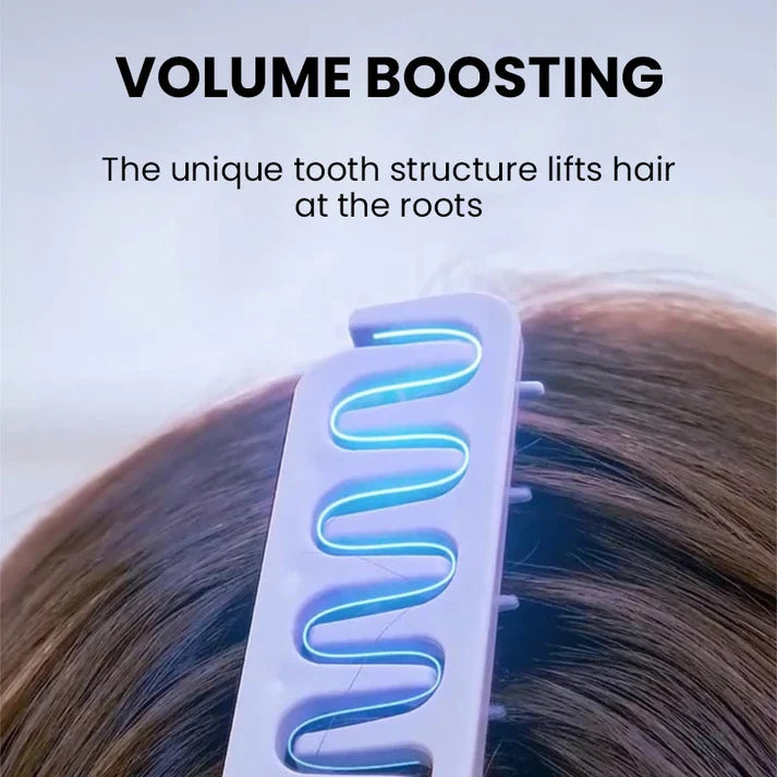 Wide-tooth volumizing comb – Professional styling comb for men and women