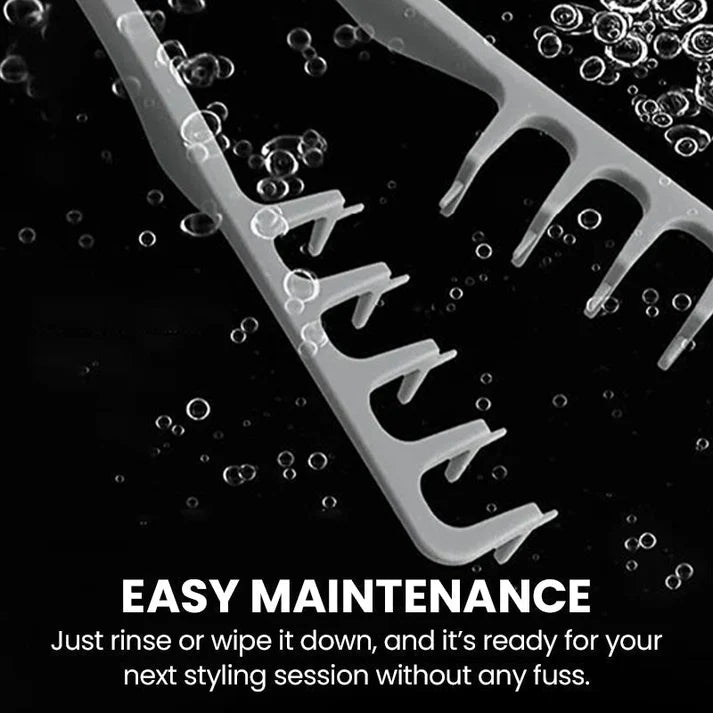 Wide-tooth volumizing comb – Professional styling comb for men and women