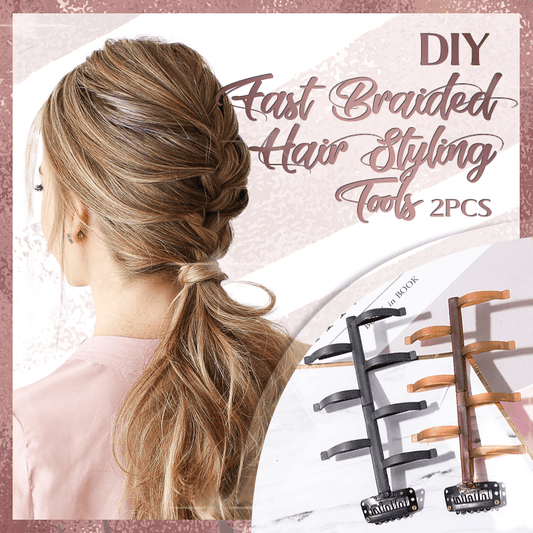 DIY Fast Braided Hair Styling Tools